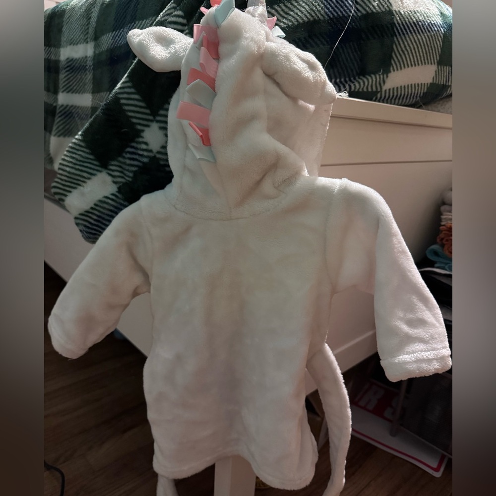 Cozy Unicorn Kids Pajamas - Cream - Picture 2 of 3